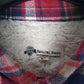 Mens Red Natural Story Flannel Sherpa Lined  Shirt