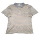 Mens Grey Unbranded Vintage Short Sleeve Polo Shirt