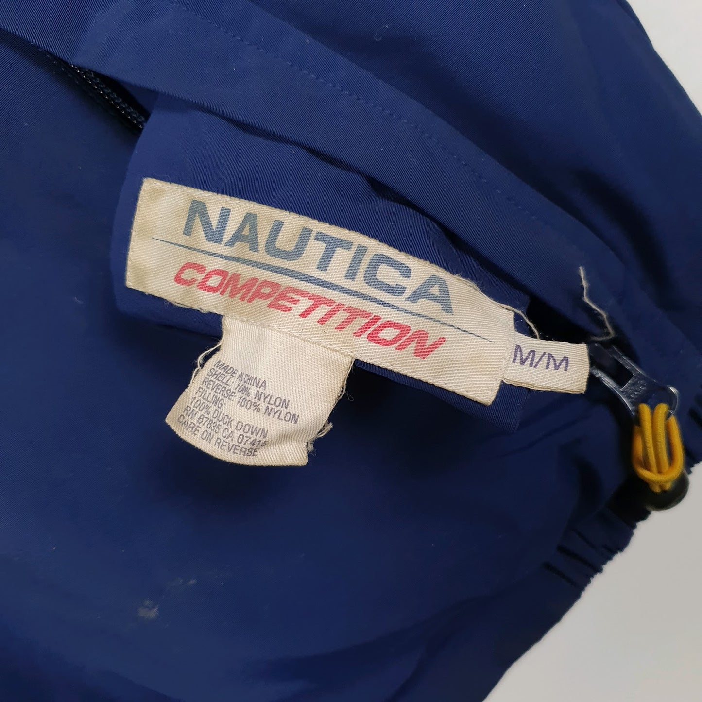 Mens Navy Nautica Competition Vintage 90s Reversible  Coat