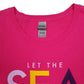 Womens Pink Gildan Sea Free Carnival  T Shirt