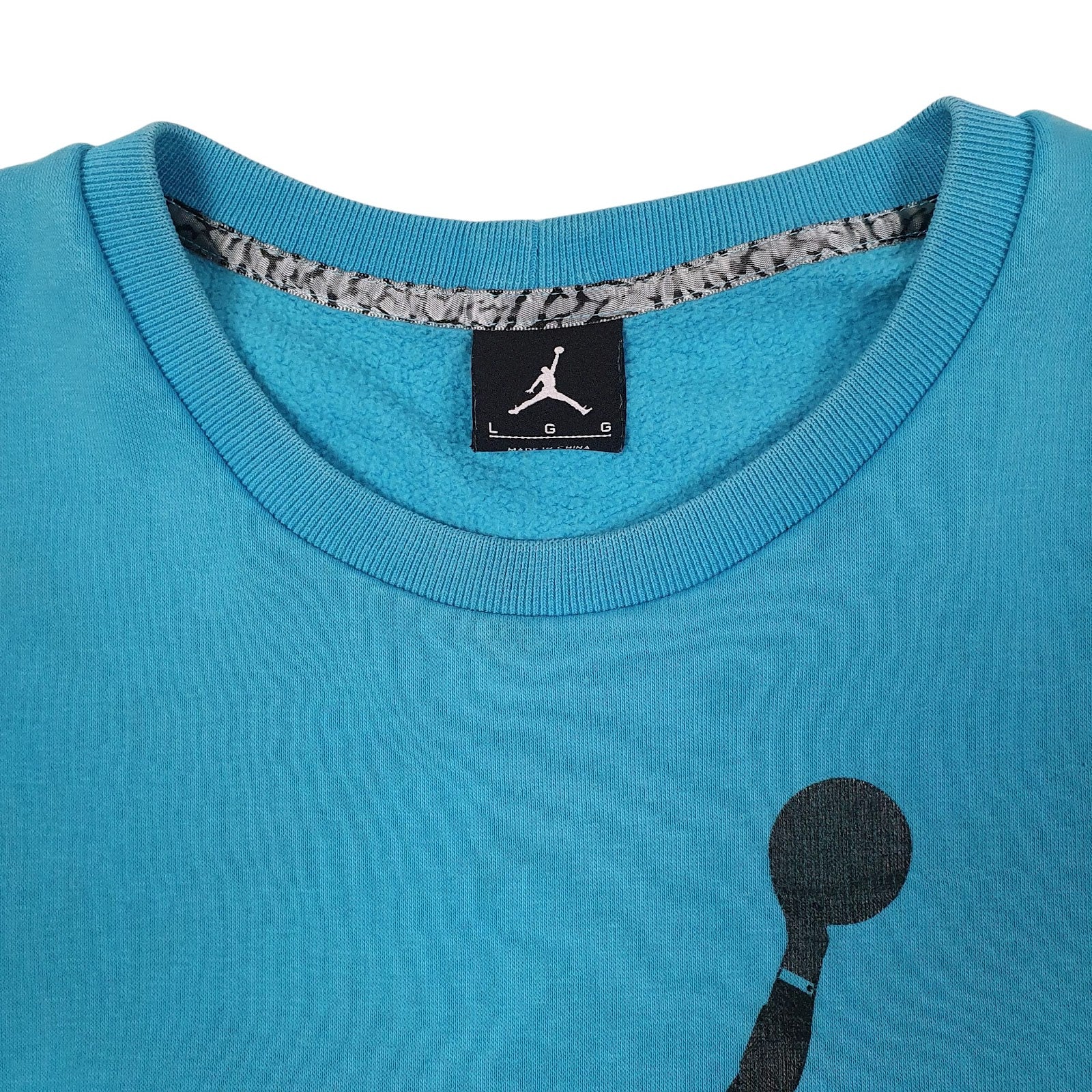Mens Blue Nike Air Jordan Basketball Crewneck Jumper