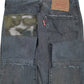 Mens Grey Levis Distressed  Jeans