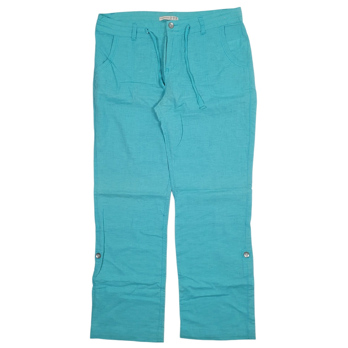 Womens Blue Atmosphere Baggy Chino Trousers