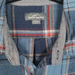 Mens Blue Eddie Bauer Flannel  Shirt