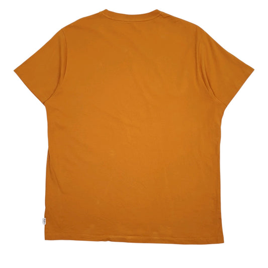 Mens Orange Peper Jeans Spellout  T Shirt