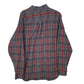 Mens Grey L.L.Bean Flannel  Shirt
