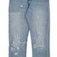 Mens Blue Levis Distressed  Jeans