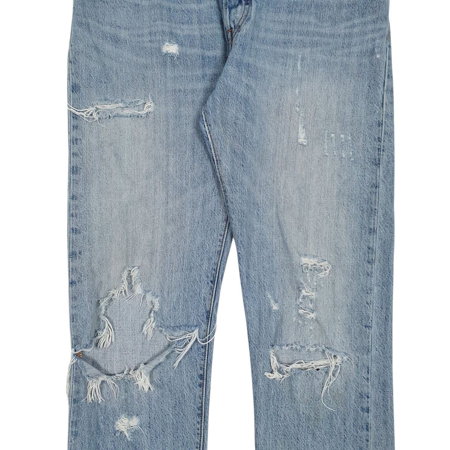 Mens Blue Levis Distressed  Jeans