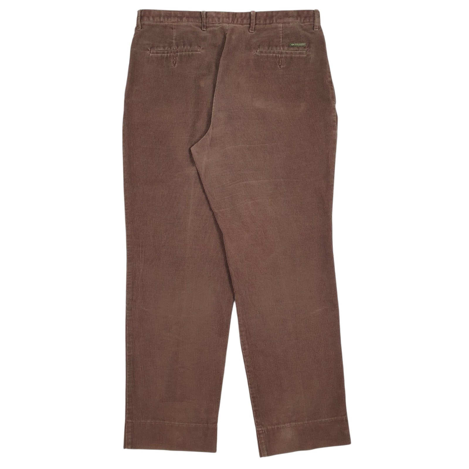 Mens Brown Dockers Pleated  Trousers