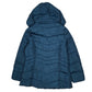 Womens Blue Reebok Parka Hooded  Coat