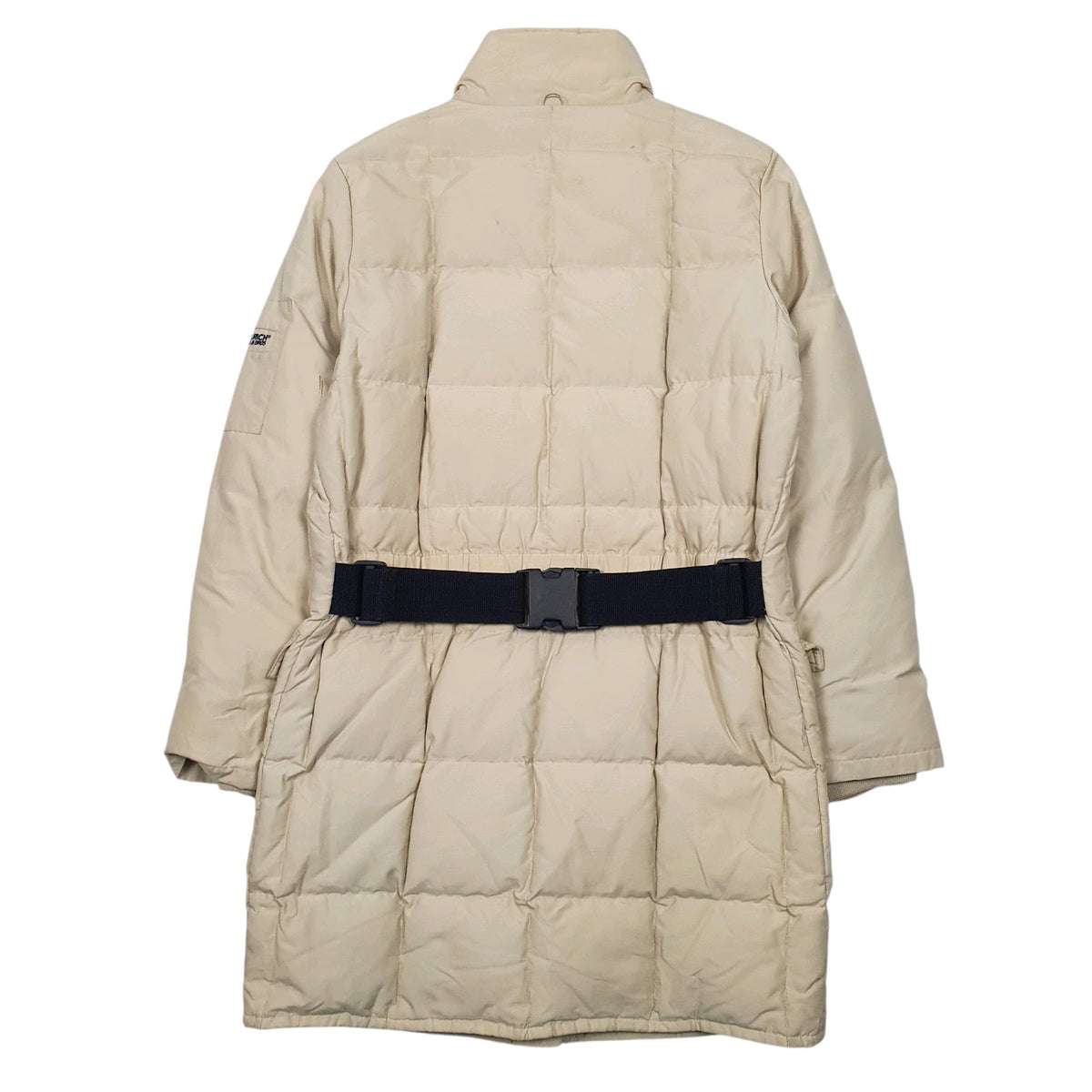 Womens Beige Woolrich Longline  Coat
