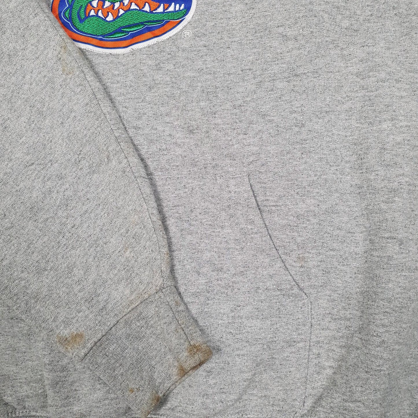 Mens Grey Champion Florida Gators Hoodie Jumper