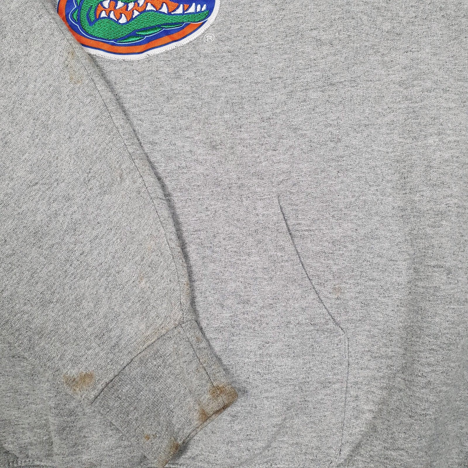 Mens Grey Champion Florida Gators Hoodie Jumper