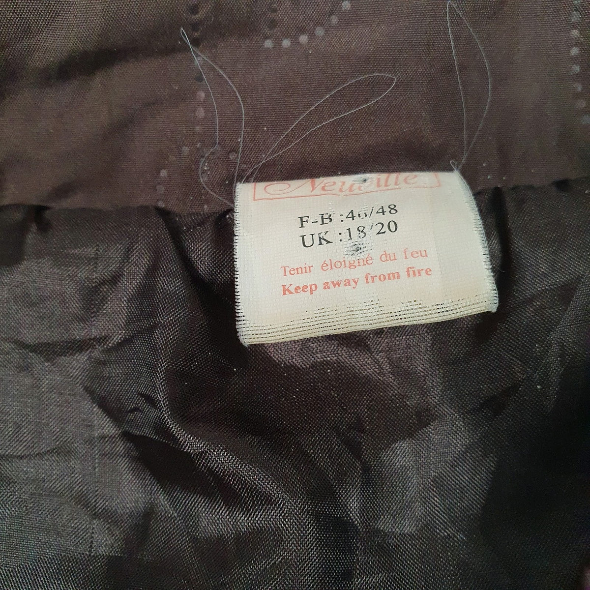 Womens Brown Claire Neuville Padded  Coat