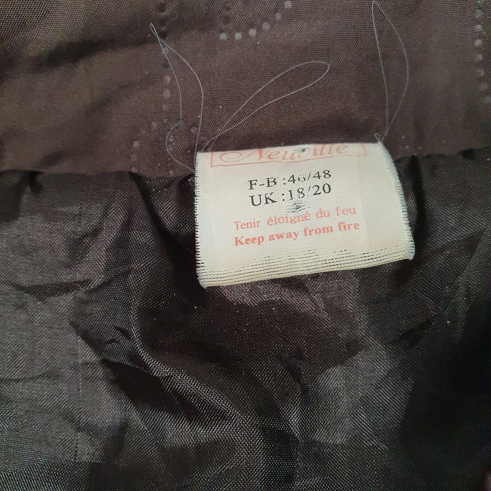 Womens Brown Claire Neuville Padded  Coat