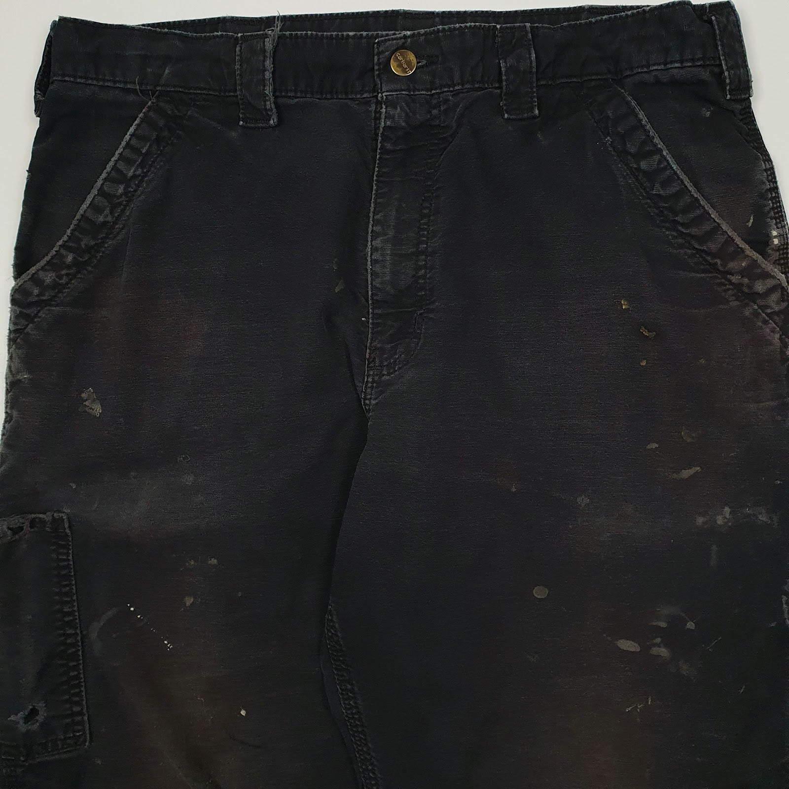 Mens Black Carhartt B151  Trousers