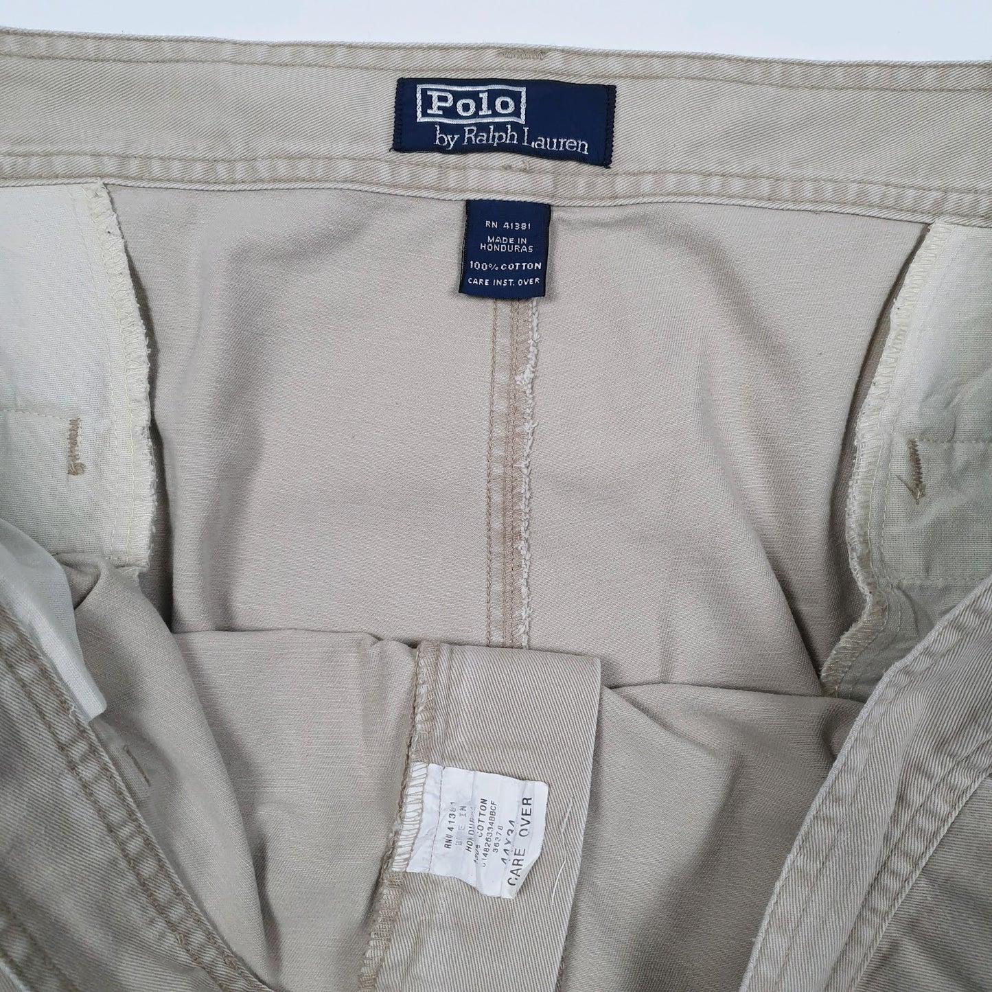 Mens Beige Polo Ralph Lauren Tarpdon  Trousers