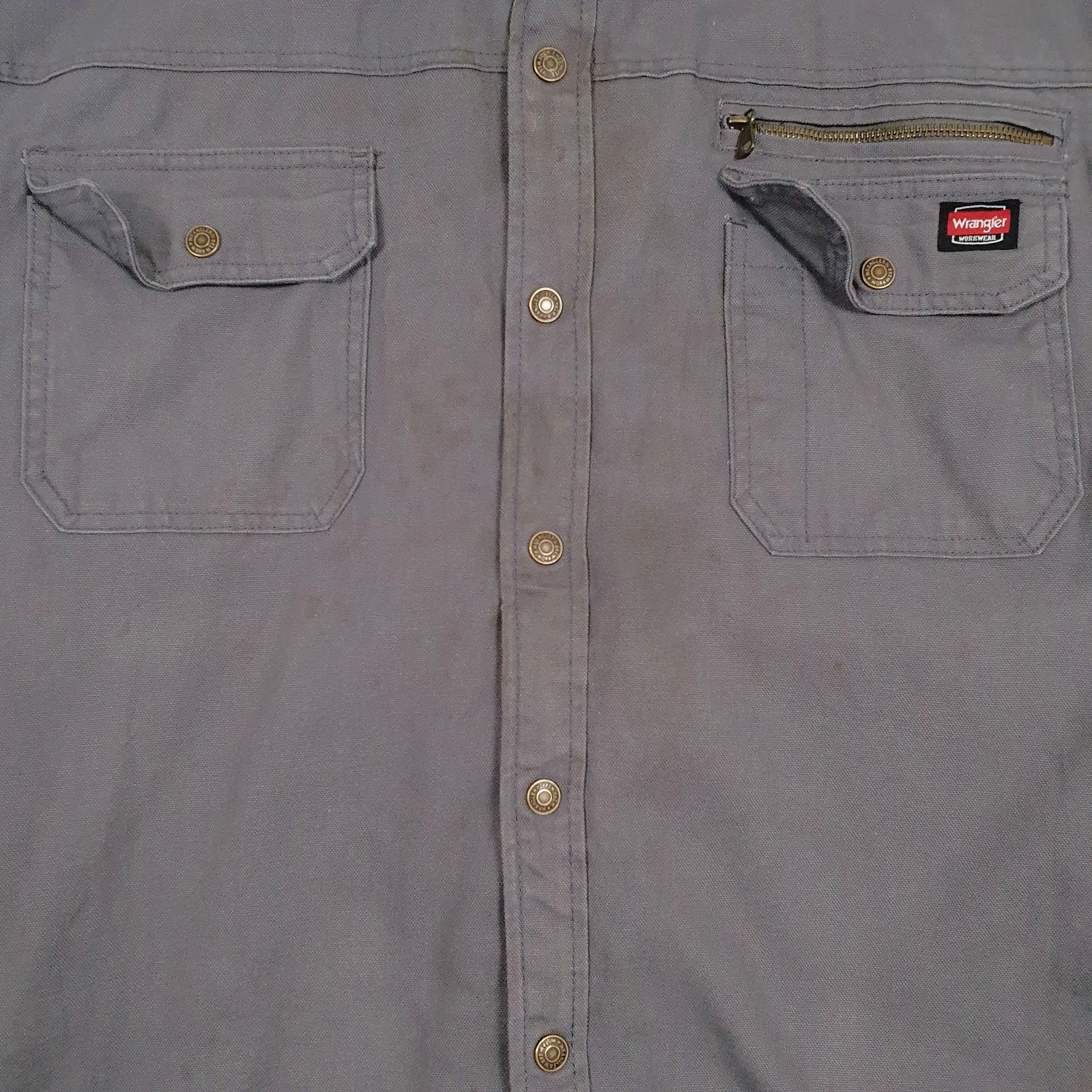 Mens Grey Wrangler   Coat