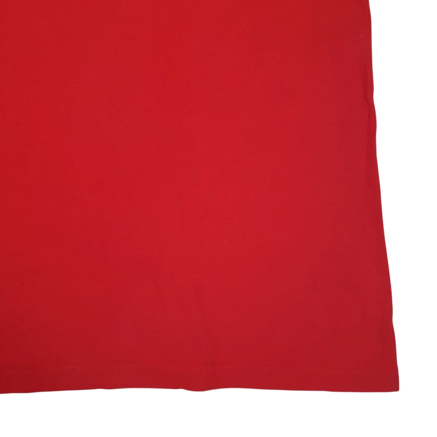 Mens Red Adidas Spellout  T Shirt