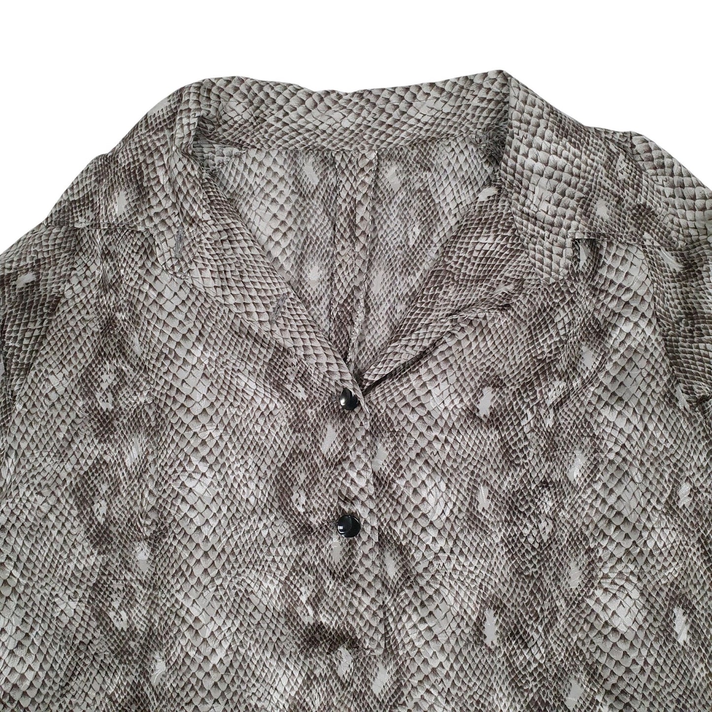 Womens Grey Unbranded Snakeskin  Dress