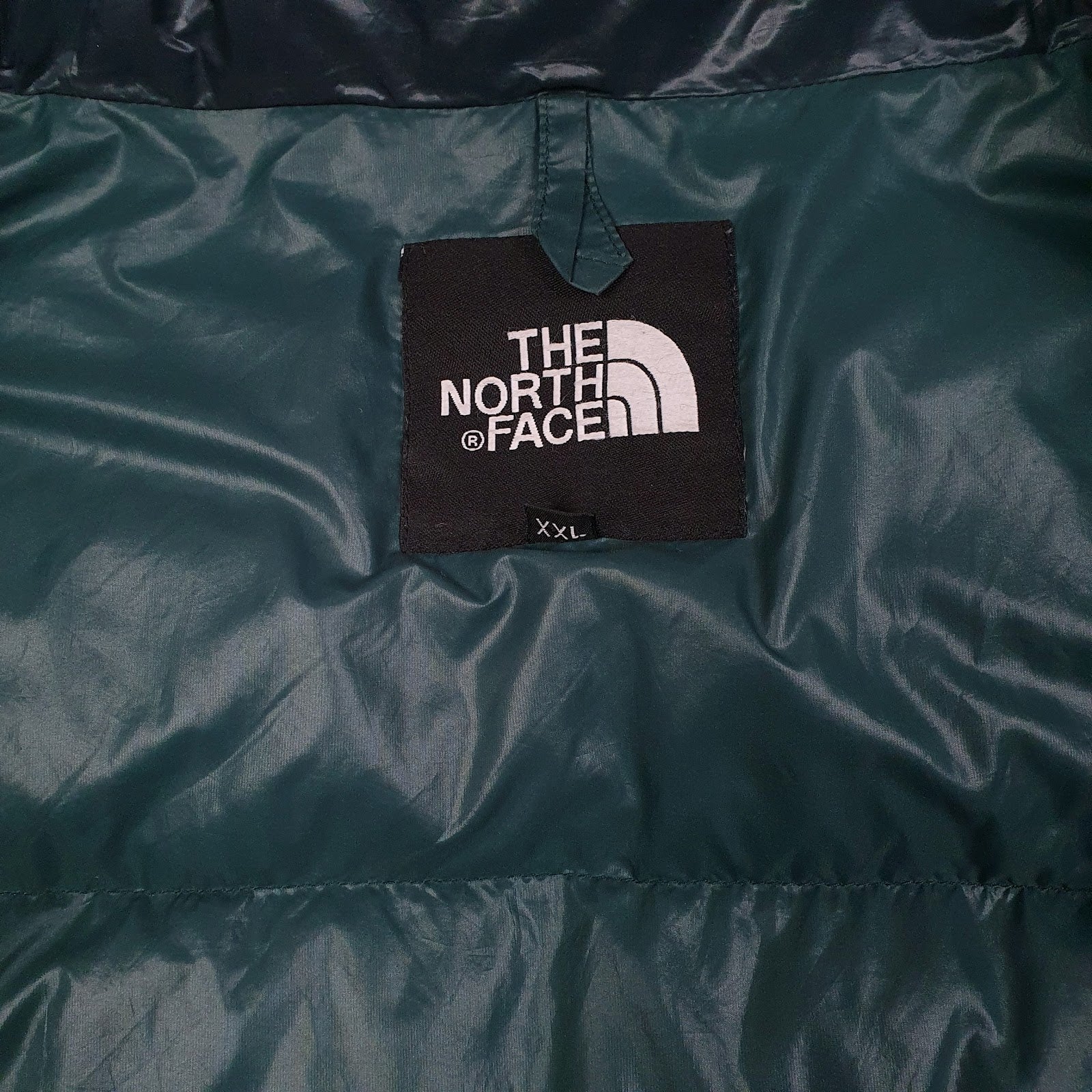 Womens Green The North Face Nuptse  Coat