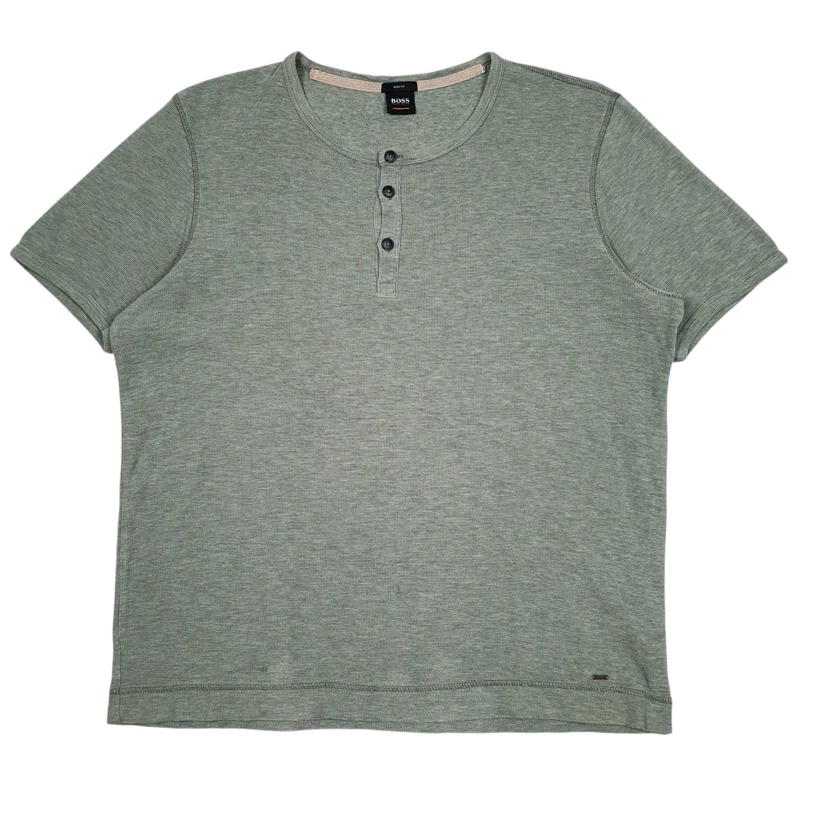 Mens Green Hugo Boss  Short Sleeve Polo Shirt