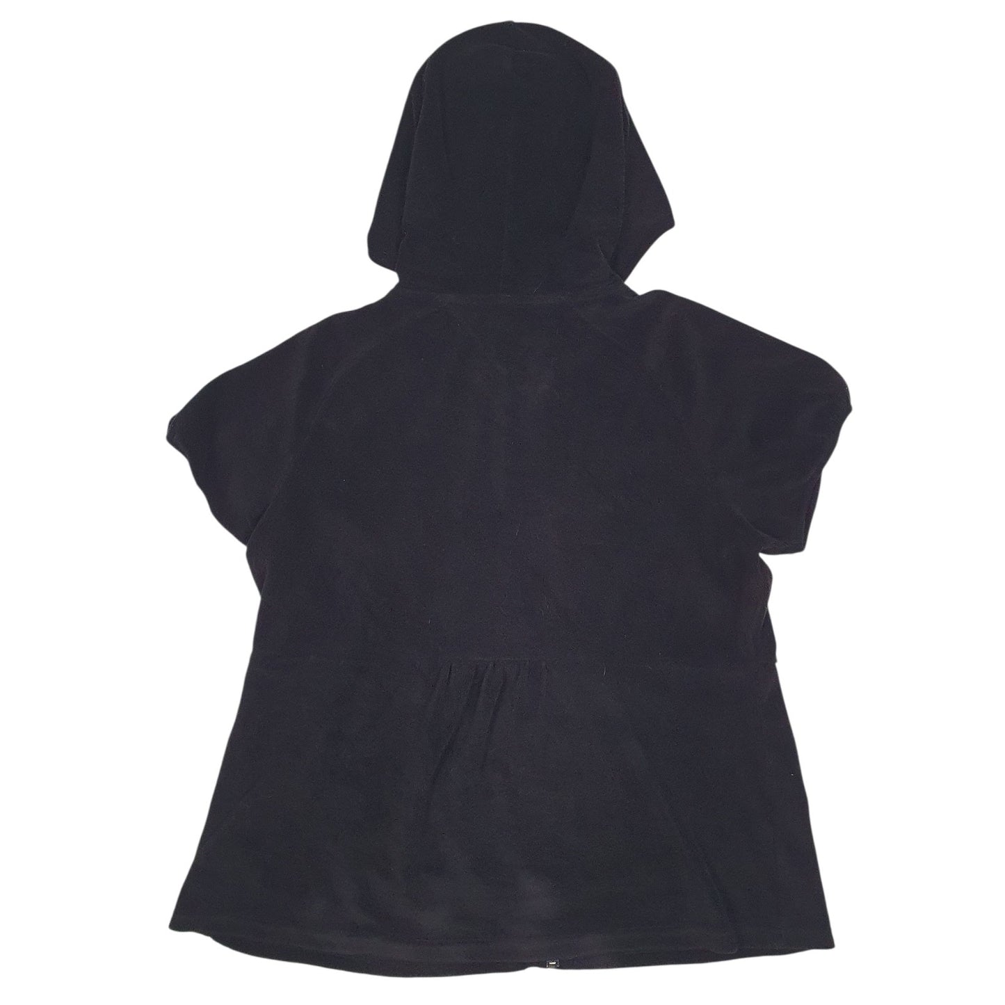Womens Black Tommy Hilfiger Sleeveless Full Zip Jumper