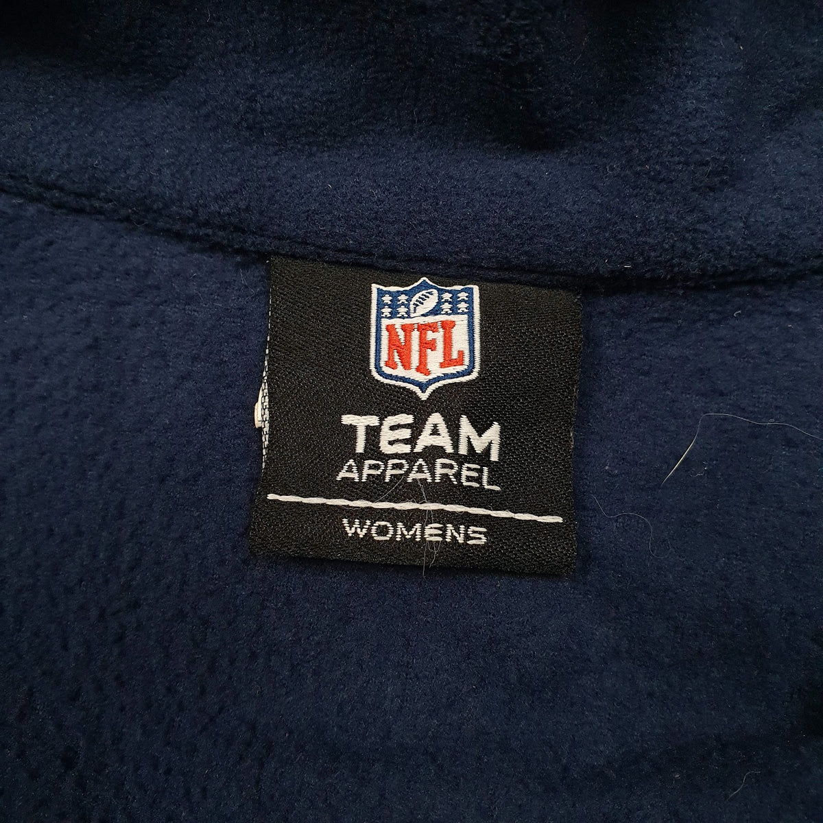 Womens Navy NFL  Quarter Zip Jumper