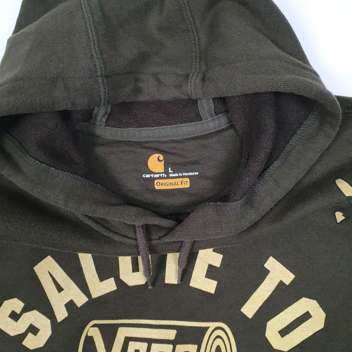 Mens Green Carhartt  Hoodie Jumper