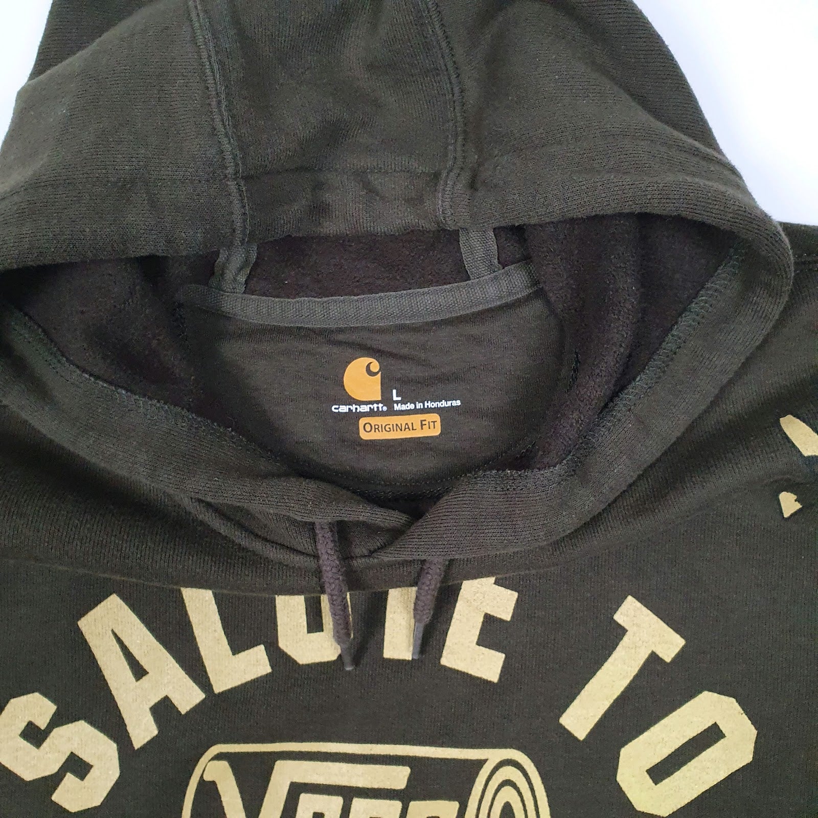 Mens Green Carhartt  Hoodie Jumper