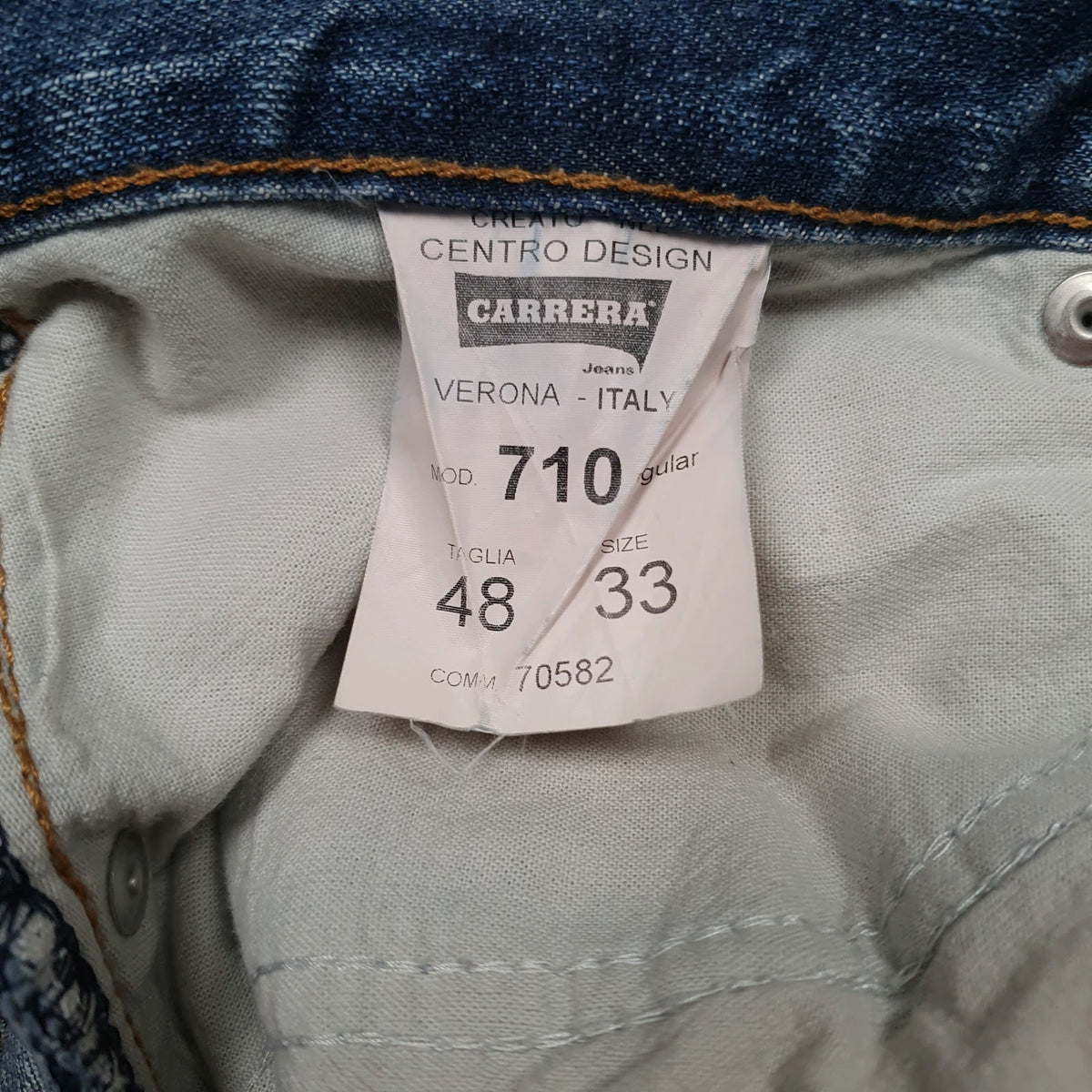Mens Blue Carrera   Jeans