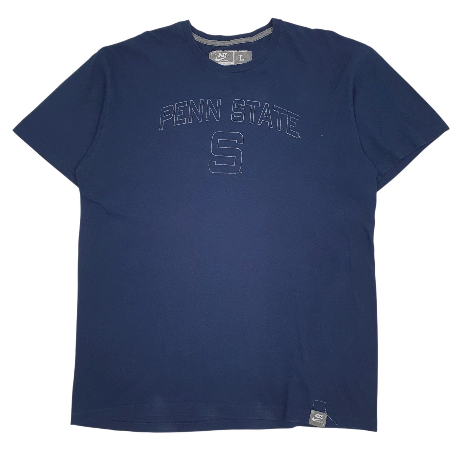 Mens Navy Nike Penn State Short Sleeve T Shirt