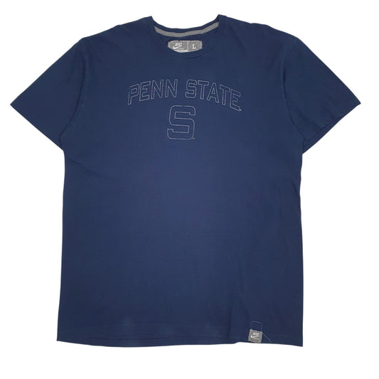 Mens Navy Nike Penn State Short Sleeve T Shirt