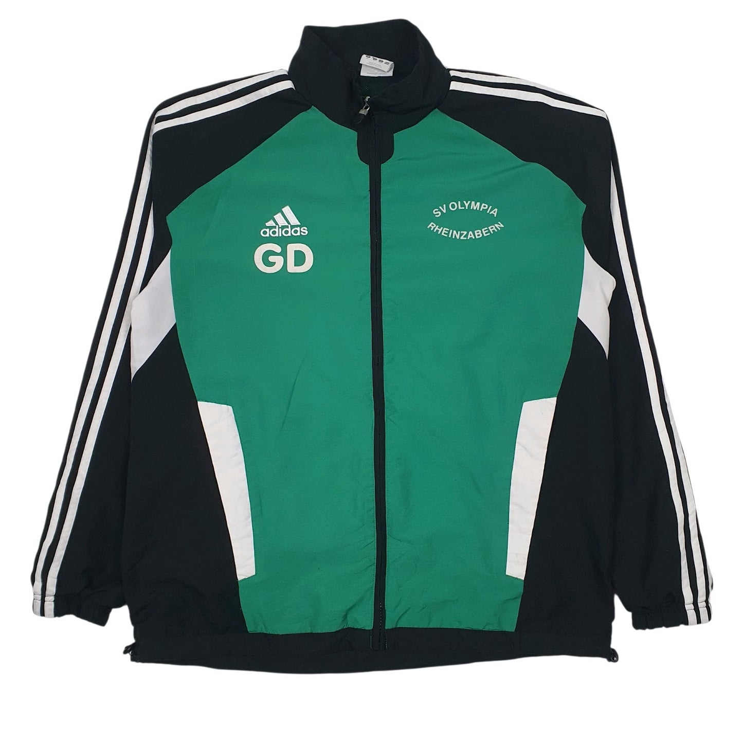 Mens Green Adidas SV Olympia Rheinzabern  Coat