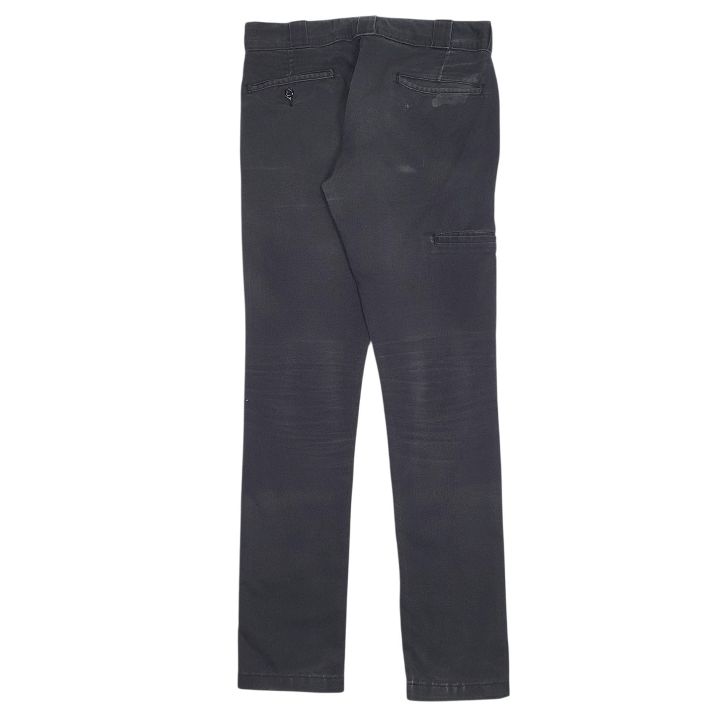 Mens Grey Dickies Workwear Double Knees  Trousers
