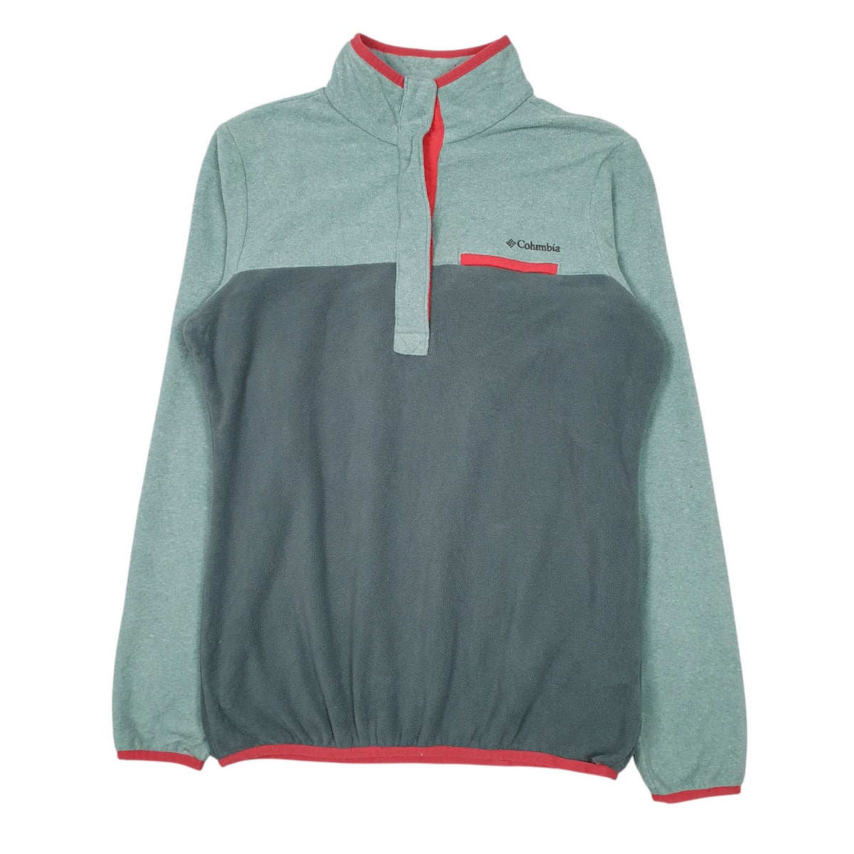 Womens Green Columbia Sportswear Company  Quarter Zip Jumper