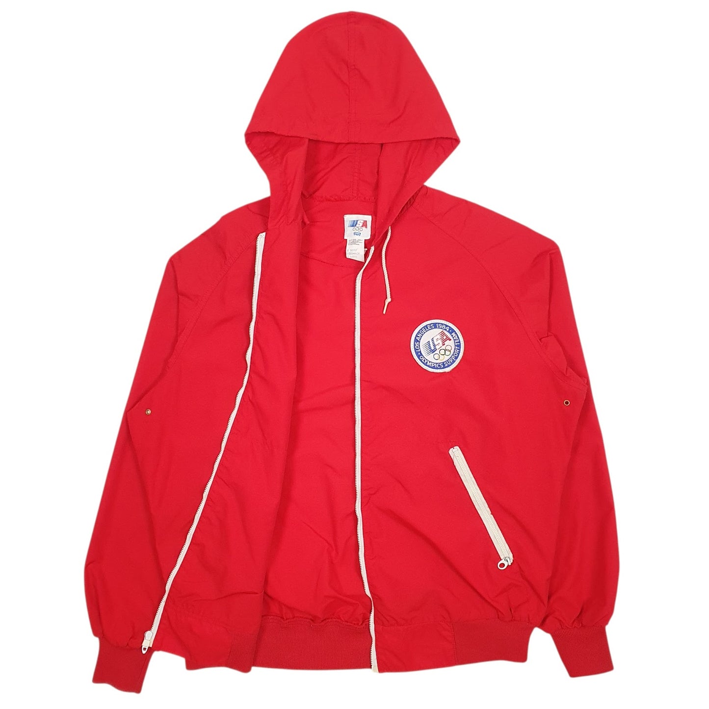 Mens Red Levis Vintage 1984 LA Olympics  Coat