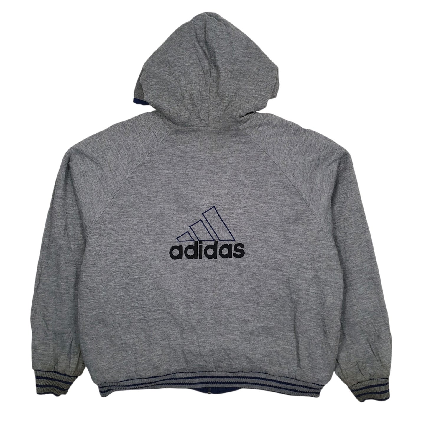 Mens Navy Adidas Reversible Vintage 90s  Coat
