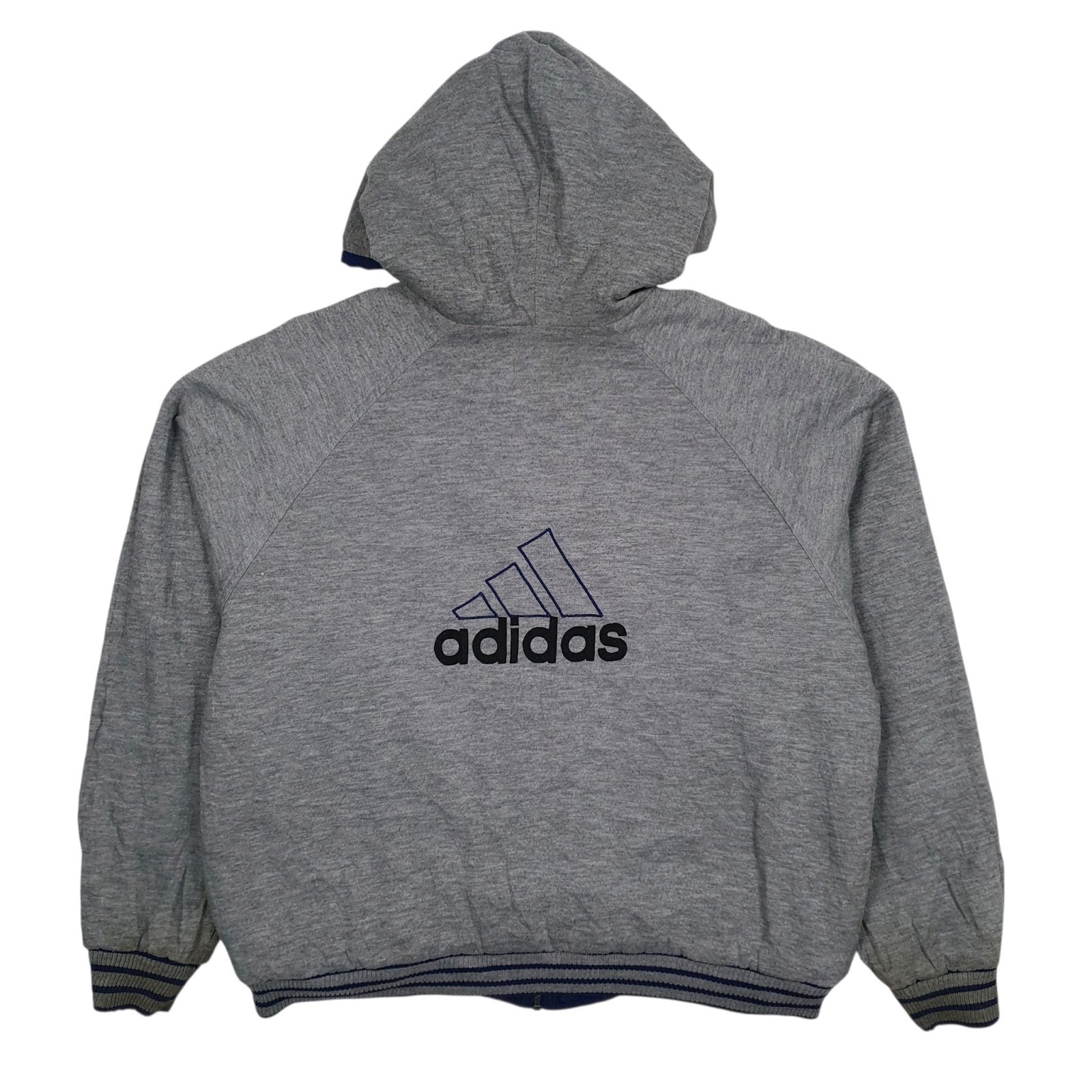 Mens Navy Adidas Reversible Vintage 90s  Coat