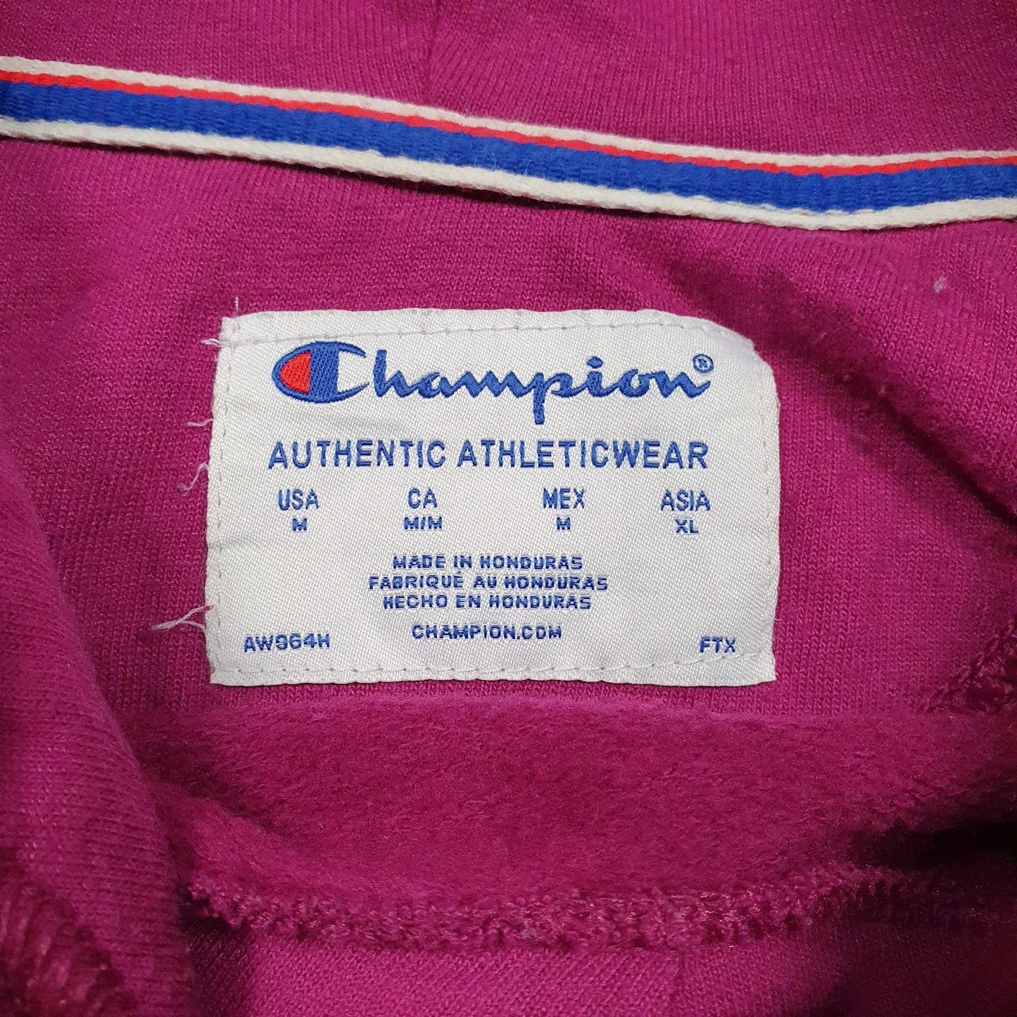 Mens Purple Champion  Hoodie Jumper