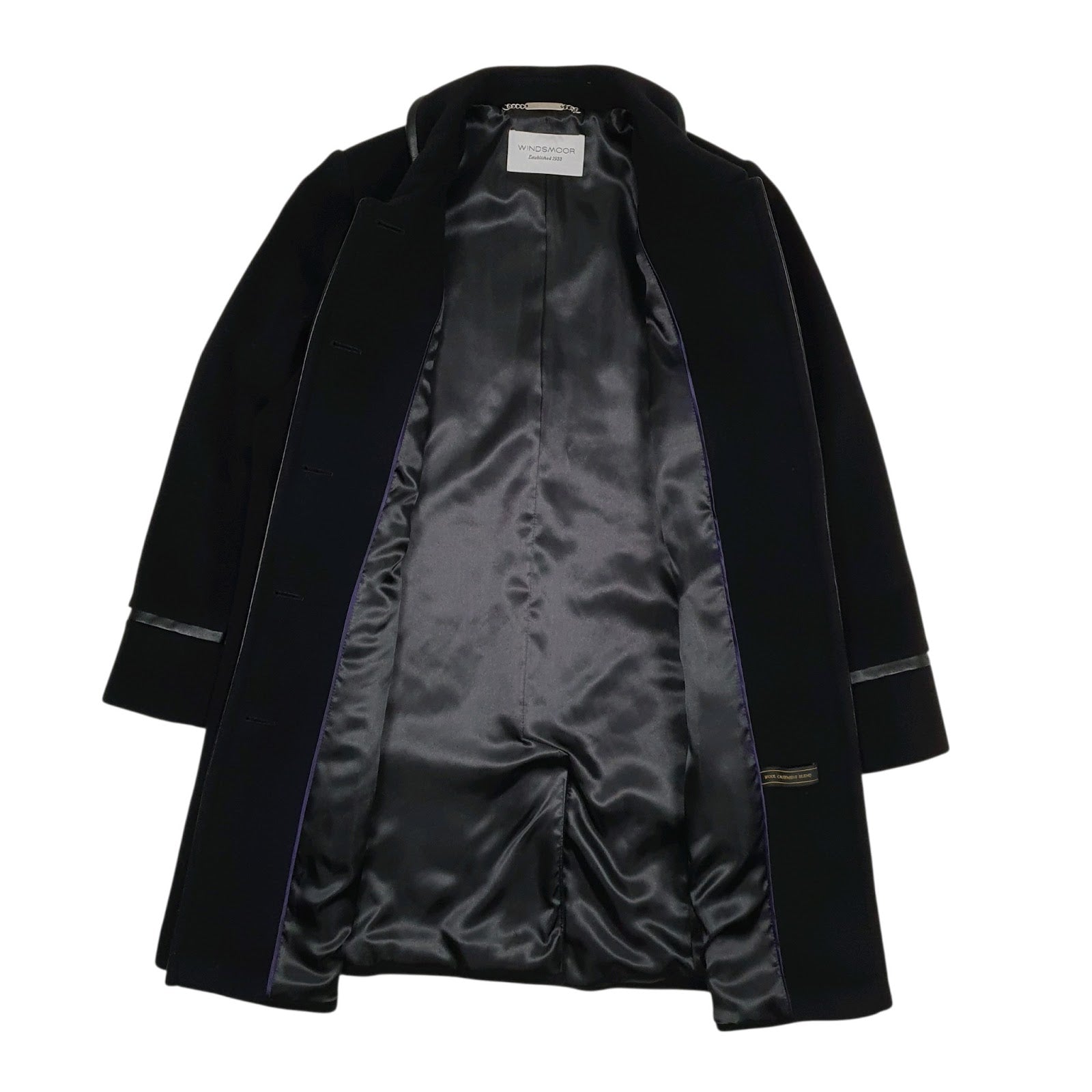 Womens Black Windsmoor Formal Funeral  Coat
