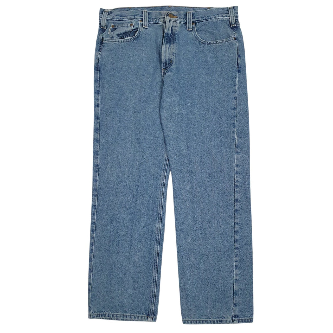 Mens Blue Carhartt B480 LVB Casual JeansW38 L32