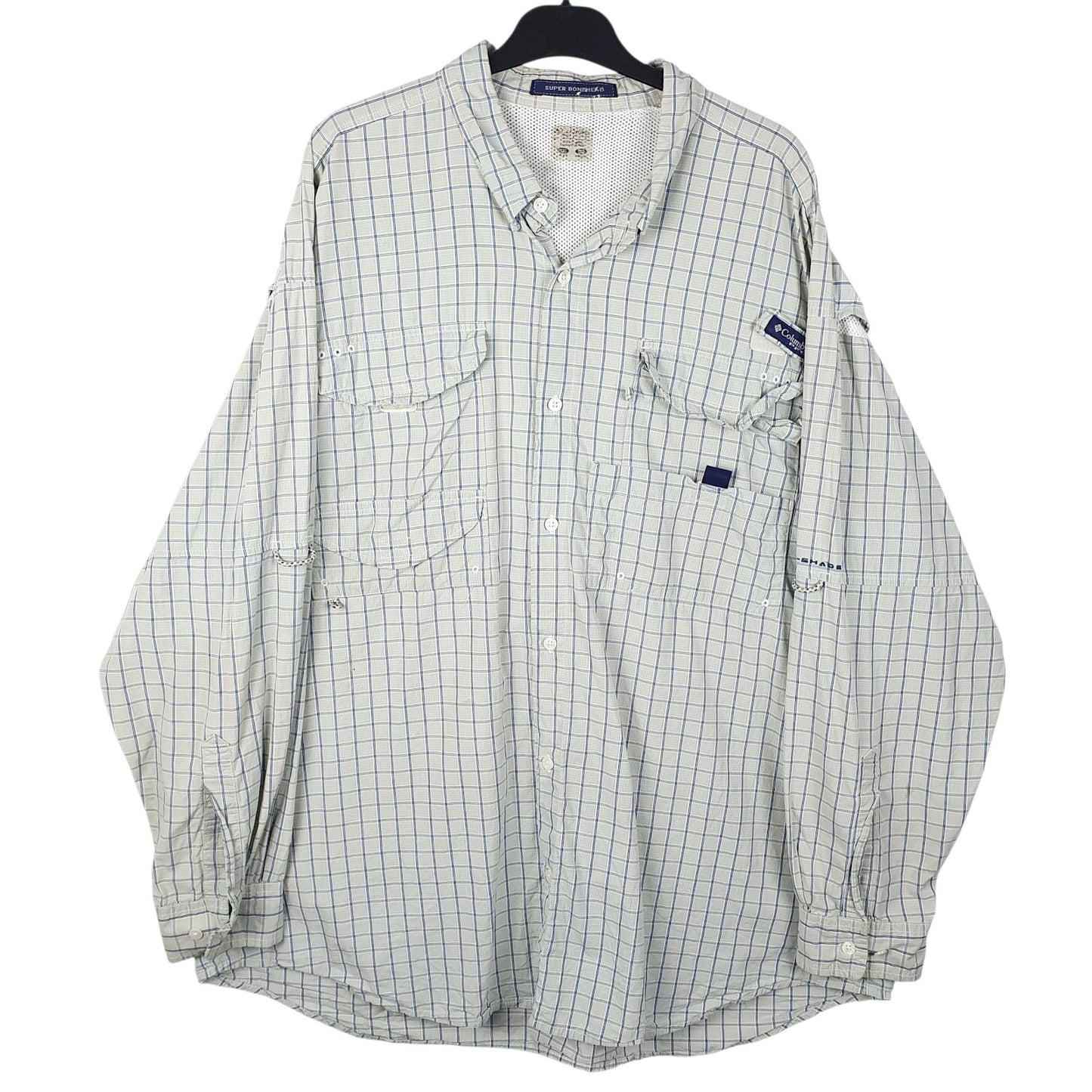 Mens Green Columbia Sportswear Company PFG Long Sleeve Shirt