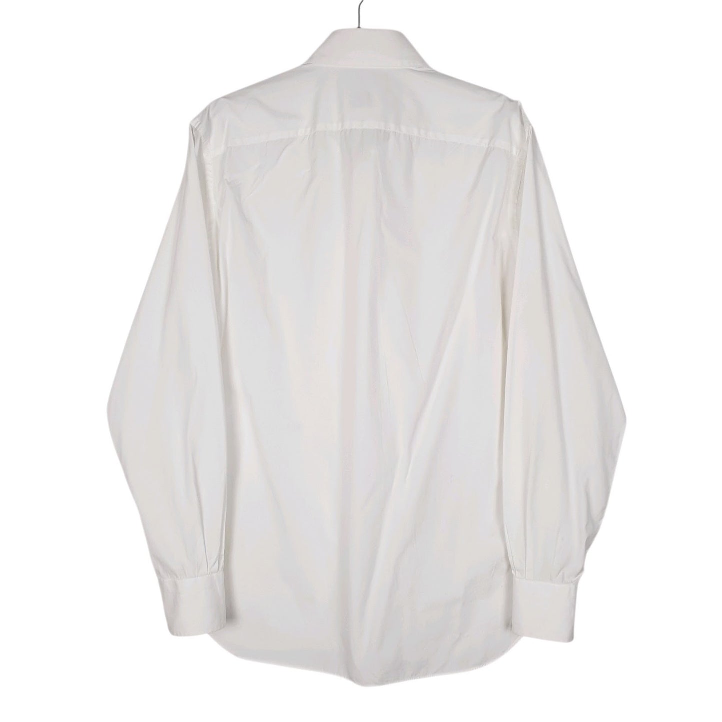Mens White Ermenegildo Zegna   Shirt
