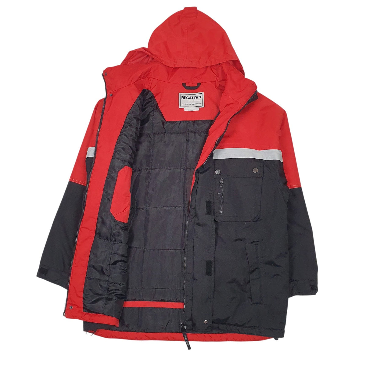 Mens Black Regatta Rain  Coat