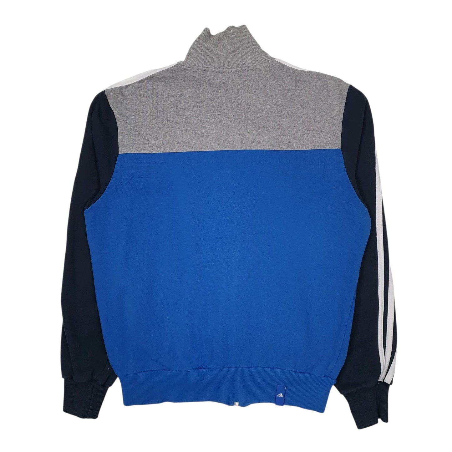 Mens Blue Adidas Vintage 00s Track Top Full Zip Jumper