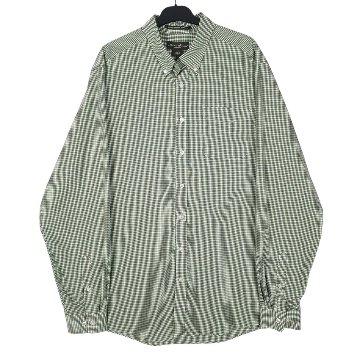Mens Green Eddie Bauer  Long Sleeve Shirt