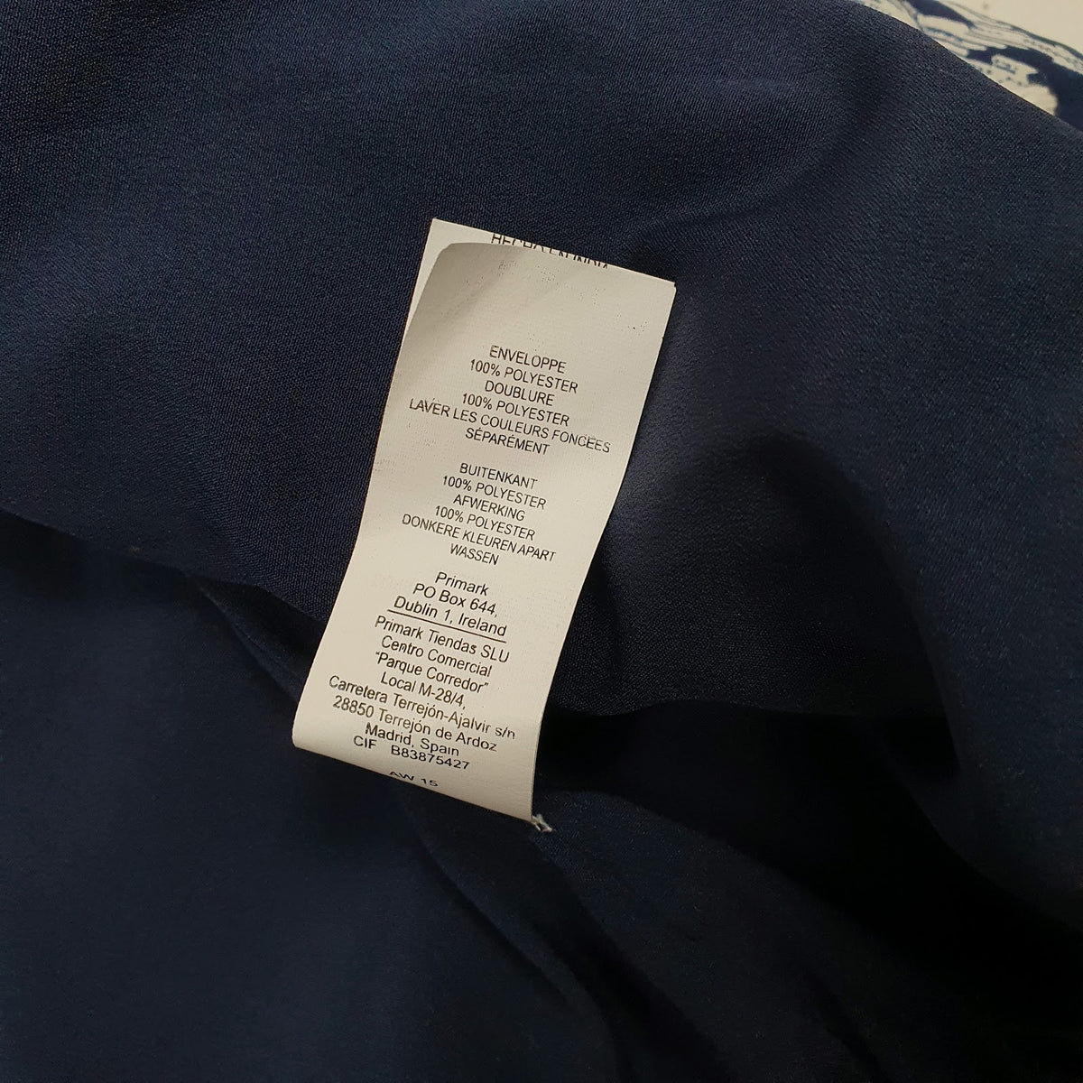 Womens Navy Atmosphere Windbreaker Blazer  Coat