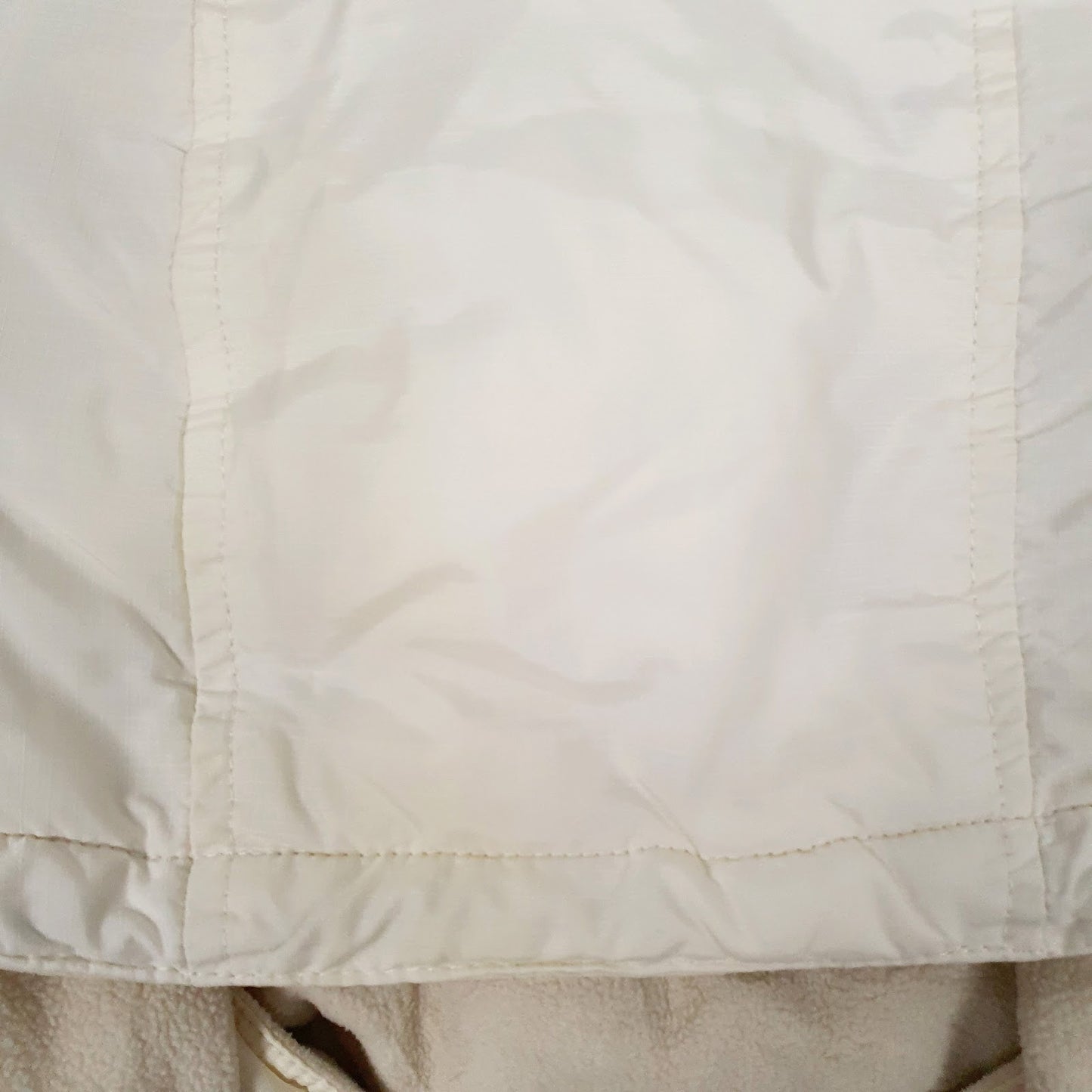 Womens White Woolrich Padded  Coat