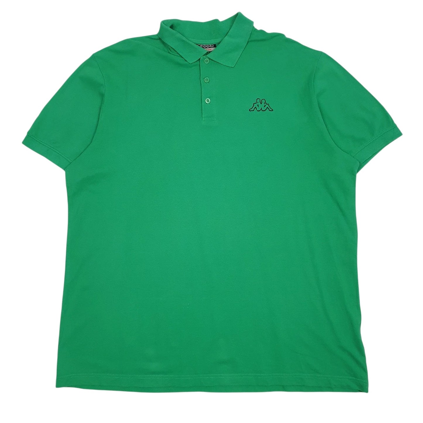 Mens Green Kappa  Short Sleeve Polo Shirt